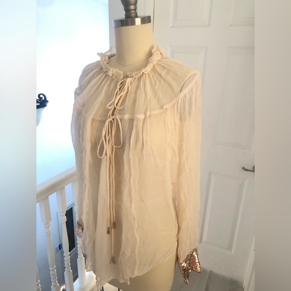 Free people long Sleeves blouse. - Picture 3 of 11